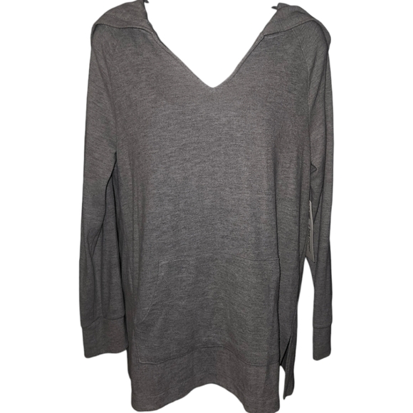 NWT The Sweatshirt Project By French Laundry Long Sleeve Hooded Sweater - Picture 1 of 3